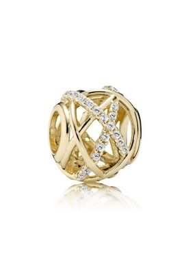 Pandora Galaxy Gold Pave Charm